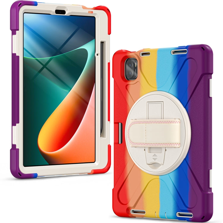 For Xiaomi Pad 5 / Pad 5 Pro Silicone + PC Tablet Case(Colorful Red) -  by PMC TechLife | Online Shopping South Africa | PMC TechLife