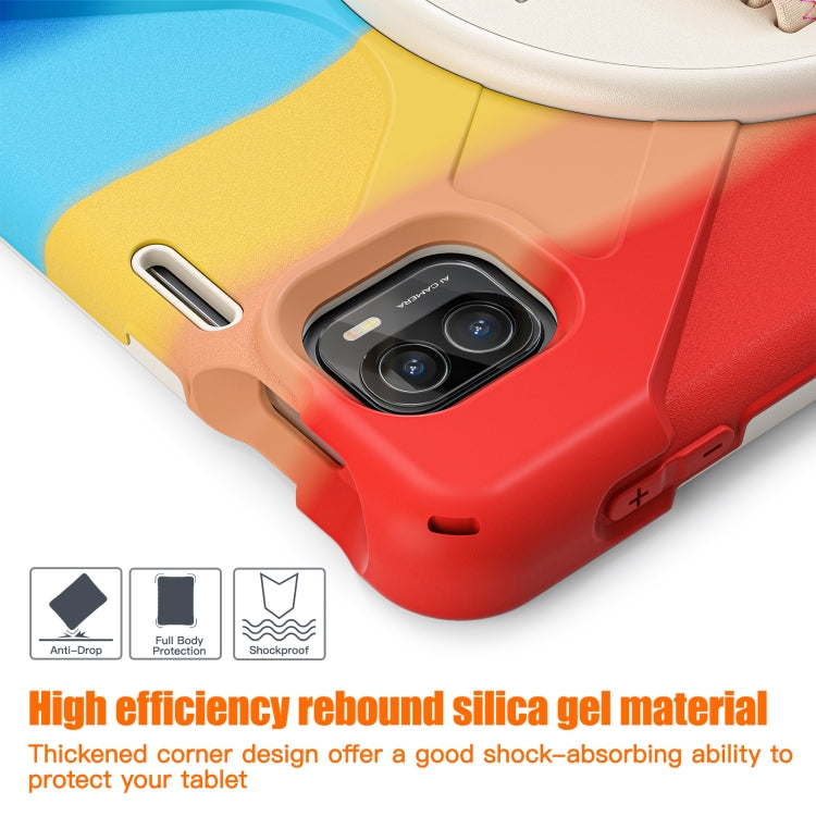 For Xiaomi Pad 5 / Pad 5 Pro Silicone + PC Tablet Case(Colorful Red) -  by PMC Jewellery | Online Shopping South Africa | PMC Jewellery