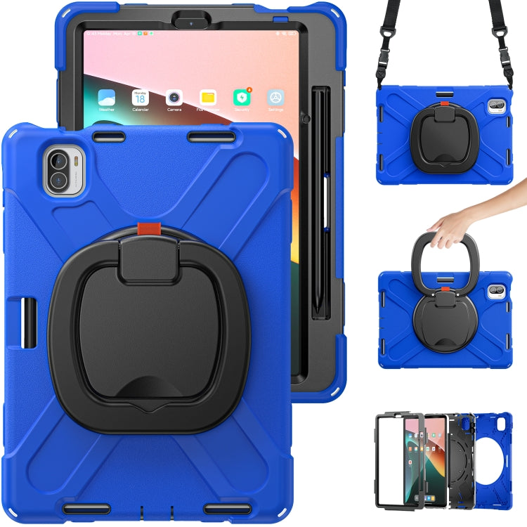 For Xiaomi Pad 5 / Pad 5 Pro Silicone + PC Tablet Protective Case(Blue) -  by PMC Jewellery | Online Shopping South Africa | PMC Jewellery