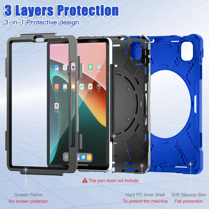 For Xiaomi Pad 5 / Pad 5 Pro Silicone + PC Tablet Protective Case(Blue) -  by PMC Jewellery | Online Shopping South Africa | PMC Jewellery