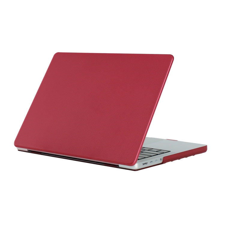 Dot Texture Double Sided Tanned Laptop Case For MacBook Pro 13.3 inch A1706/A1708/A1989/A2159/A2289/A2251/A2338(Red) - MacBook Pro Cases by PMC Jewellery | Online Shopping South Africa | PMC Jewellery