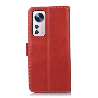 For Xiaomi 12 Lite Crazy Horse Top Layer Cowhide Leather Phone Case(Red) - Xiaomi Cases by PMC Jewellery | Online Shopping South Africa | PMC Jewellery