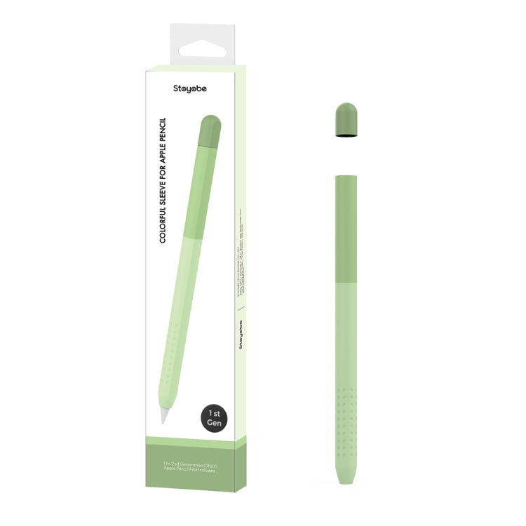 DUX DUCIS Gradient Silicone Stylus Protective Case for Apple Pencil 1st Gen(Green) - Pencil Accessories by DUX DUCIS | Online Shopping South Africa | PMC Jewellery