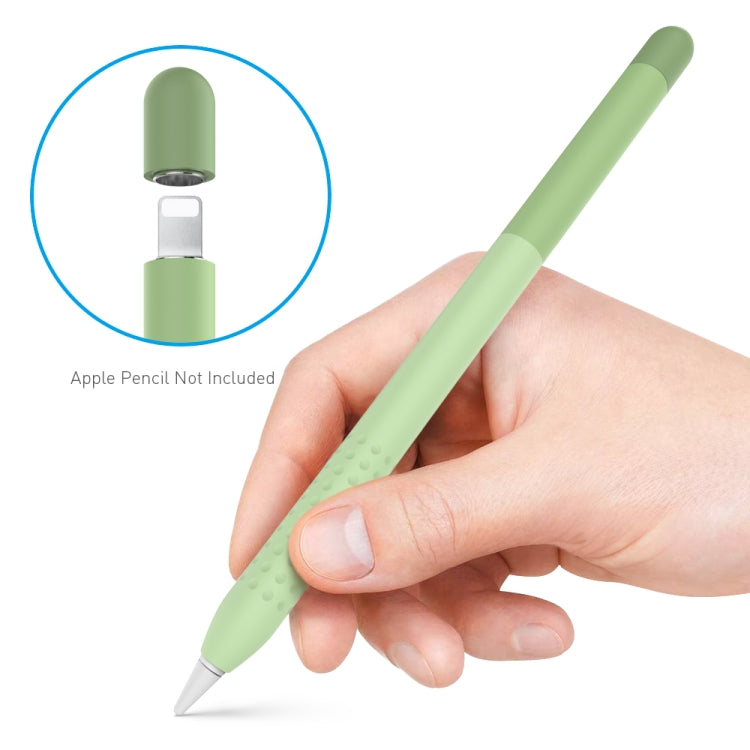 DUX DUCIS Gradient Silicone Stylus Protective Case for Apple Pencil 1st Gen(Green) - Pencil Accessories by DUX DUCIS | Online Shopping South Africa | PMC Jewellery