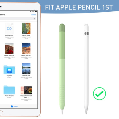 DUX DUCIS Gradient Silicone Stylus Protective Case for Apple Pencil 1st Gen(Green) - Pencil Accessories by DUX DUCIS | Online Shopping South Africa | PMC Jewellery