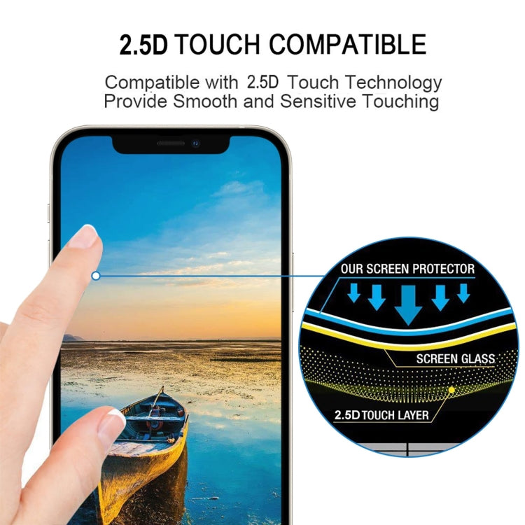 For iPhone 14 Full Glue Screen Tempered Glass Film - iPhone 14 Tempered Glass by PMC TechLife | Online Shopping South Africa | PMC TechLife | Buy Now Pay Later Mobicred