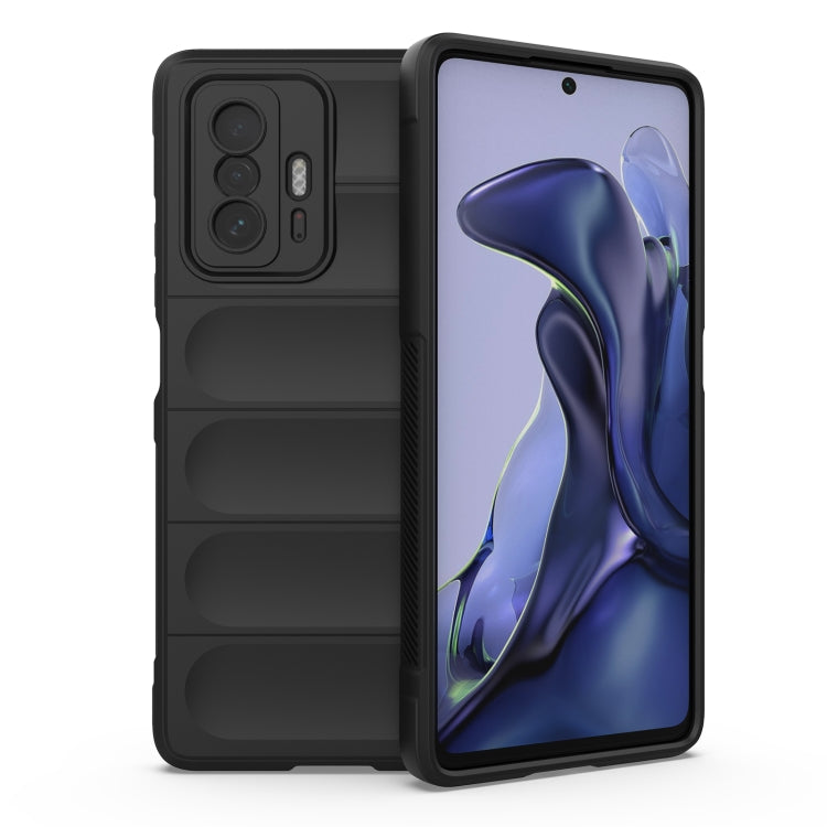 For Xiaomi 11T Magic Shield TPU + Flannel Phone Case(Black) - free shipping - PMC TechLife - Order now!