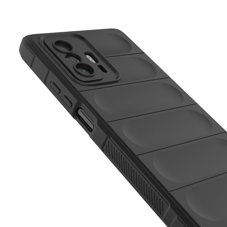 For Xiaomi 11T Magic Shield TPU + Flannel Phone Case(Black) - free shipping - PMC TechLife - Order now!