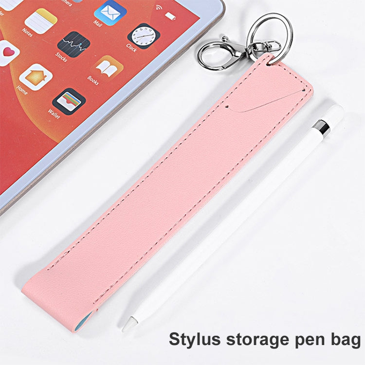 PU Leather Shockproof Protective Case for Apple Pencil 1 / 2(Pink) - Pencil Accessories by PMC Jewellery | Online Shopping South Africa | PMC Jewellery