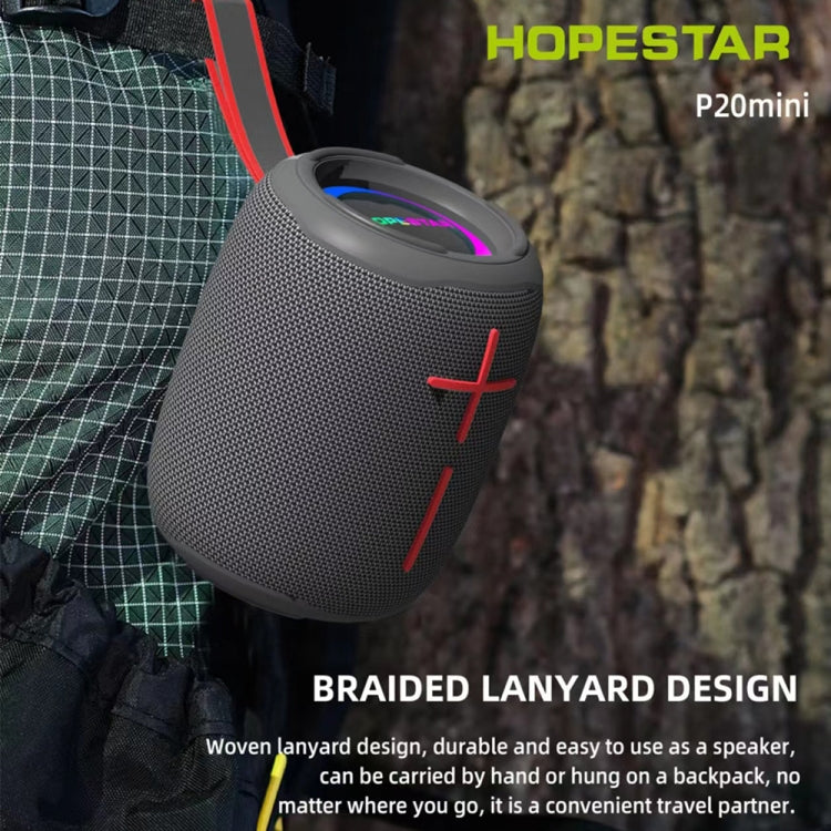HOPESTAR P20 mini Waterproof Wireless Bluetooth Speaker(Grey) - free shipping - PMC TechLife - Order now!