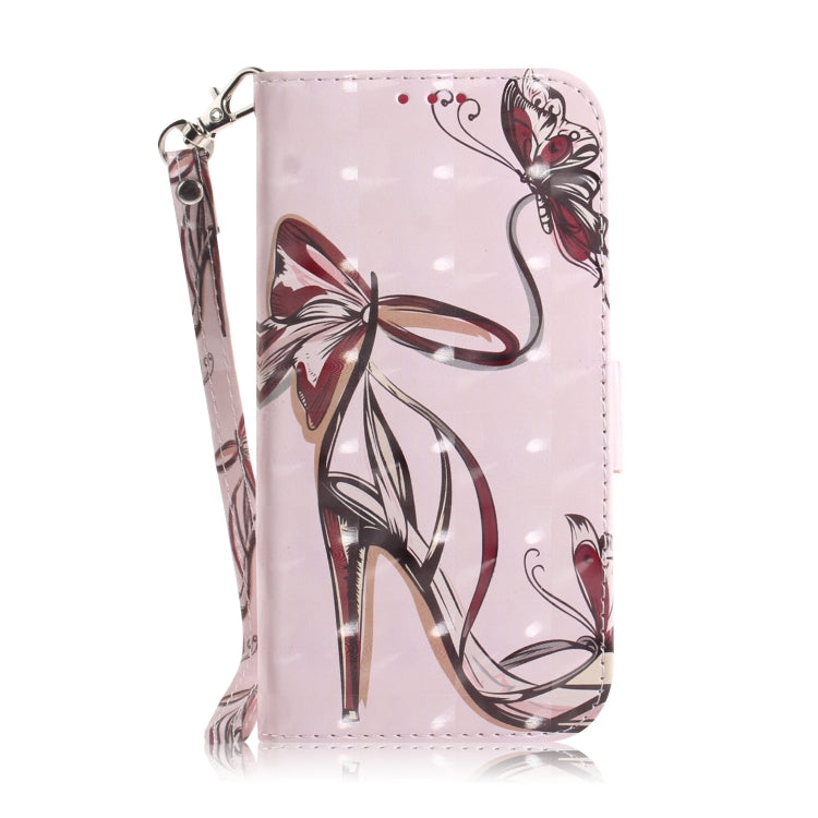 For Xiaomi 12 / 12X 3D Colored Horizontal Flip Leather Phone Case(Butterfly High-heeled) - 12 Cases by PMC Jewellery | Online Shopping South Africa | PMC Jewellery