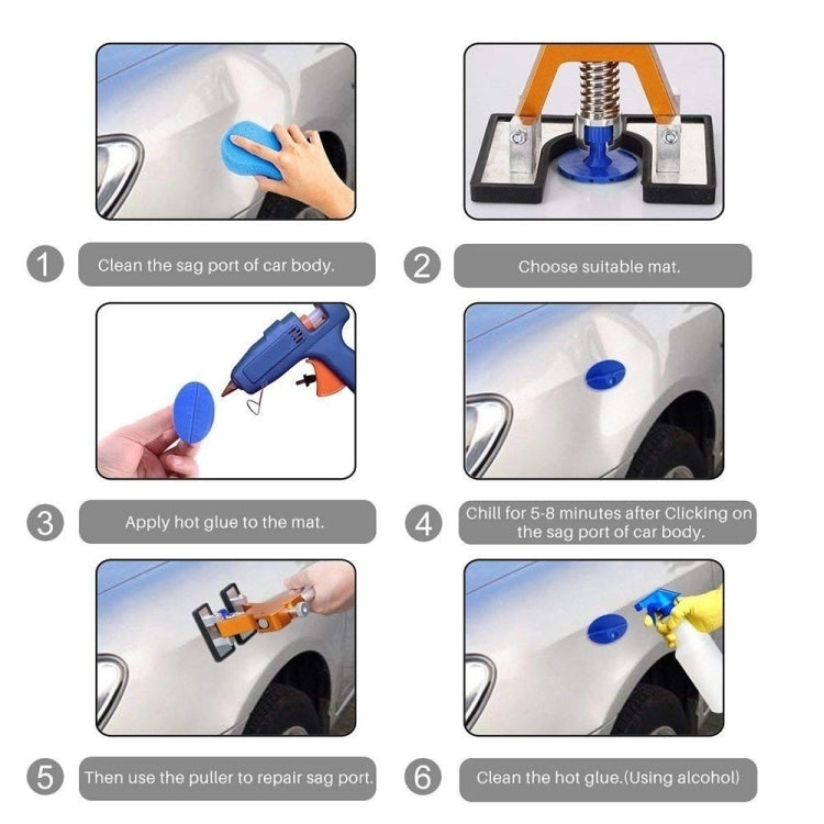 D2 1 Set Car Paintless Dent Dings Repair Lifter Tools Kit - Sheet Metal Tools by PMC TechLife | Online Shopping South Africa | PMC TechLife