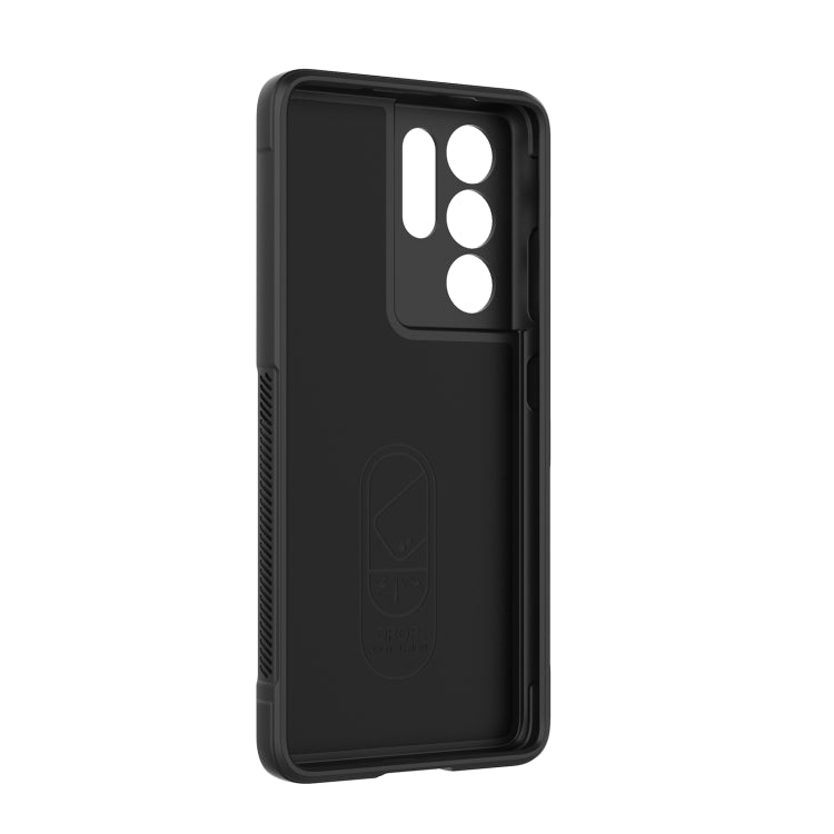 For Samsung Galaxy S21 Ultra  5G Magic Shield TPU + Flannel Phone Case(Grey) - Galaxy S21 Ultra 5G Cases by PMC TechLife | Online Shopping South Africa | PMC TechLife | Buy Now Pay Later Mobicred