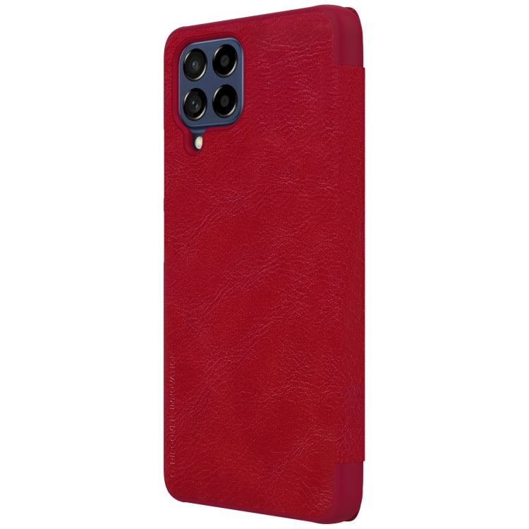 For Samsung Galaxy M53 5G NILLKIN QIN Series Crazy Horse Texture Leather Phone Case(Red) - Galaxy Phone Cases by NILLKIN | Online Shopping South Africa | PMC Jewellery