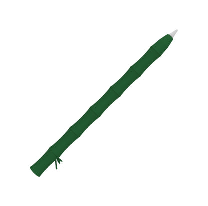 Bamboo Liquid Silicone Gel Stylus Pen Protective Case For Apple Pencil 1(Dark Green) - Pencil Accessories by PMC Jewellery | Online Shopping South Africa | PMC Jewellery