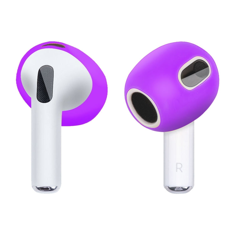 Ear Cap Silicone Protective Case for AirPods 3(Dark Purple) - Anti-dust & Ear Caps by PMC Jewellery | Online Shopping South Africa | PMC Jewellery