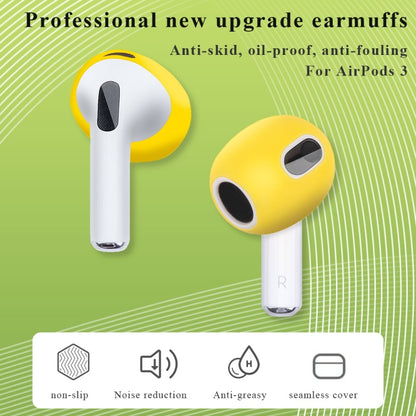 Ear Cap Silicone Protective Case for AirPods 3(Yellow) - Anti-dust & Ear Caps by PMC Jewellery | Online Shopping South Africa | PMC Jewellery