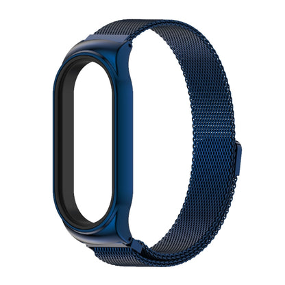 For Xiaomi Mi Band 7 / 7 NFC MIJOBS CS Milan Magnetic Stainless Steel Watch Band(Blue) - Watch Bands by MIJOBS | Online Shopping South Africa | PMC Jewellery | Buy Now Pay Later Mobicred