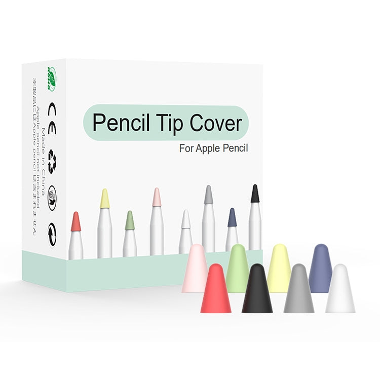 8 PCS / Set Universal Wearable Stylus Nib Cover For Apple Pencil 1 / 2(Colorful) - Pencil Accessories by PMC Jewellery | Online Shopping South Africa | PMC Jewellery