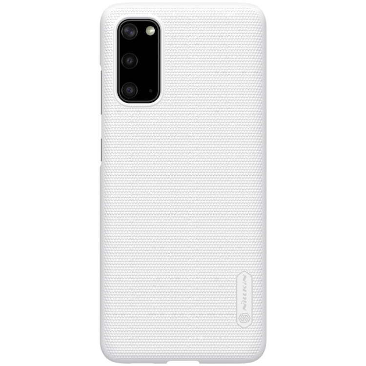 For Galaxy S20 / Galaxy S20 5G NILLKIN Frosted Concave-convex Texture PC Case(White) - Galaxy Phone Cases by NILLKIN | Online Shopping South Africa | PMC Jewellery