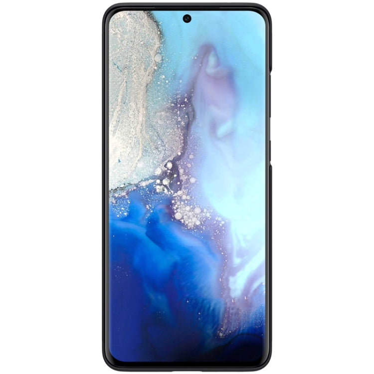 For Galaxy S20 Ultra / S20 Ultra 5G NILLKIN Frosted Concave-convex Texture PC Case(Black) - Galaxy Phone Cases by NILLKIN | Online Shopping South Africa | PMC Jewellery