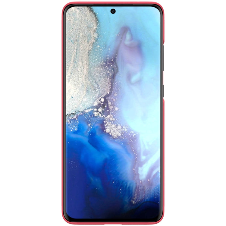For Galaxy S20 Ultra / S20 Ultra 5G NILLKIN Frosted Concave-convex Texture PC Case(Red) - Galaxy Phone Cases by NILLKIN | Online Shopping South Africa | PMC Jewellery