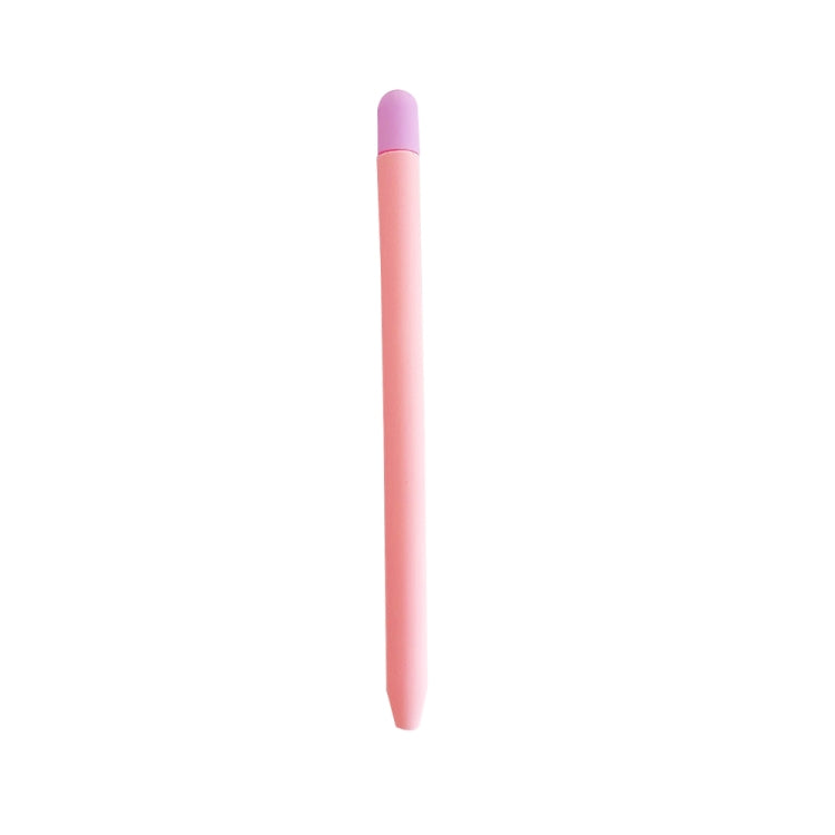 Contrasting Color Silicone Protective Case For Apple Pencil 2(Pink) - Pencil Accessories by PMC TechLife | Online Shopping South Africa | PMC TechLife