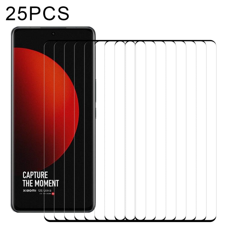 25 PCS Curved Edge Full Screen Tempered Glass Film For Xiaomi 12S Ultra -  by PMC Jewellery | Online Shopping South Africa | PMC Jewellery