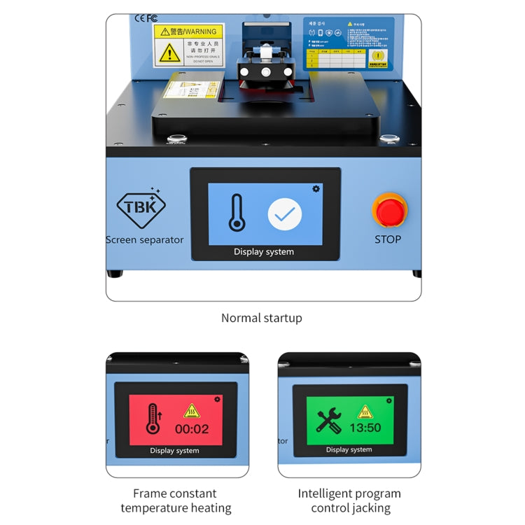 TBK 288  Built-in Pump Vacuum Automatic Intelligent Control Screen Removal Tool, UK Plug - free shipping - PMC TechLife - Order now!
