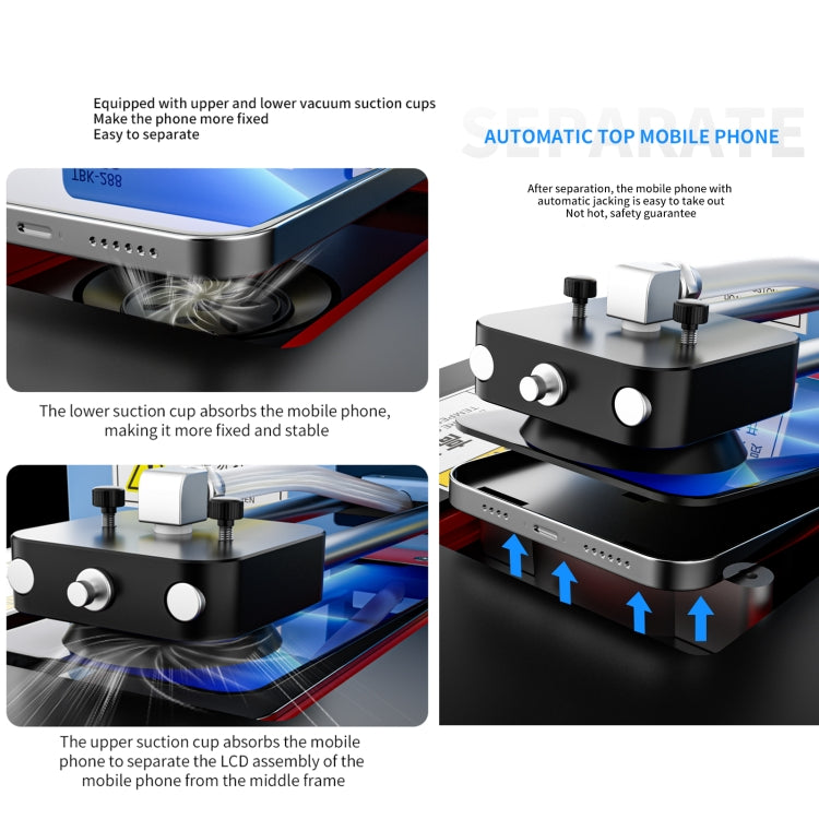 TBK 288  Built-in Pump Vacuum Automatic Intelligent Control Screen Removal Tool, EU Plug - free shipping - PMC TechLife - Order now!