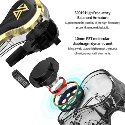 KZ-SK10 PRO Ring Iron Sports Wireless Bluetooth TWS Headphones(Black) - Bluetooth Earphone by KZ | Online Shopping South Africa | PMC Jewellery