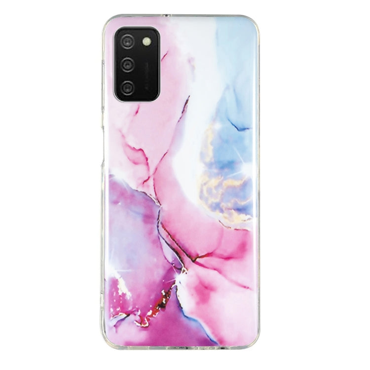 For Samsung Galaxy A02s IMD Marble Pattern TPU Phone Case(Pink Blue) - free shipping - PMC TechLife - Order now!