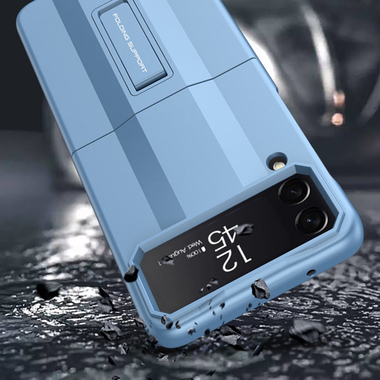 For Samsung Galaxy Z Flip4 GKK All-inclusive Shockproof Protective Phone Case(Blue) - Galaxy Z Flip4 5G Cases by GKK | Online Shopping South Africa | PMC Jewellery