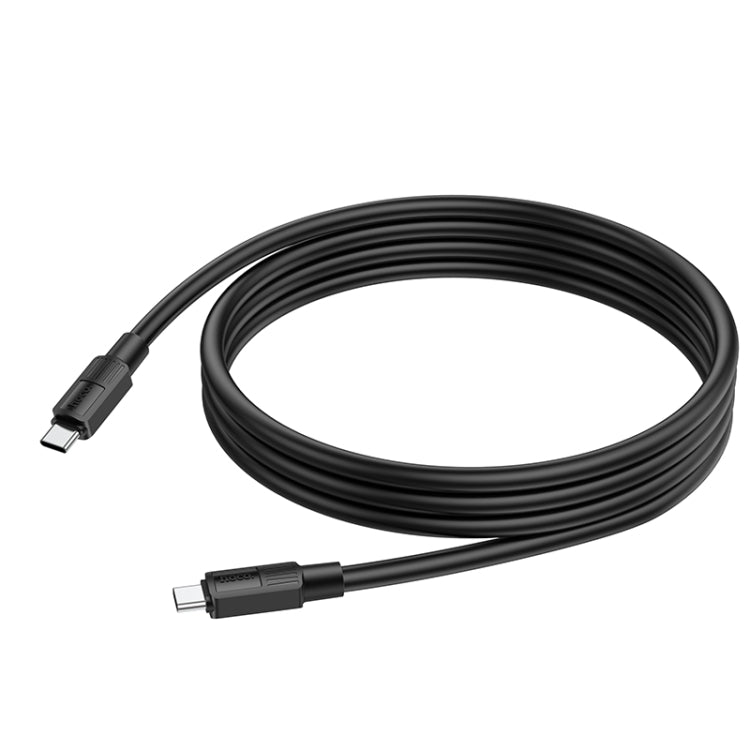 hoco X84 60W USB-C / Type-C to USB-C / Type-C Solid Charging Data Cable，Length：1m(White) - USB-C & Type-C Cable by hoco | Online Shopping South Africa | PMC Jewellery