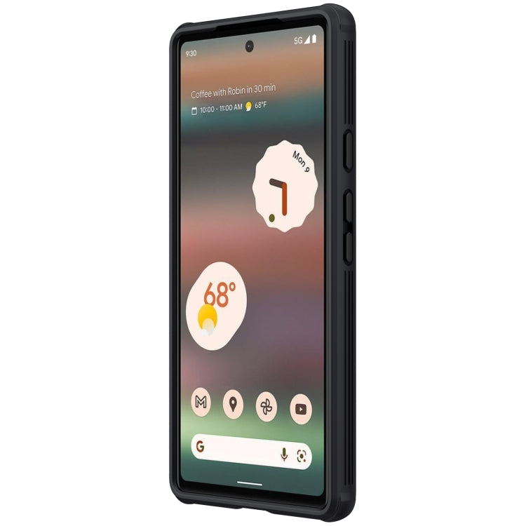 For Google Pixel 6a NILLKIN CamShield Pro Series PC Full Coverage Phone Case(Black) - Google Cases by NILLKIN | Online Shopping South Africa | PMC Jewellery