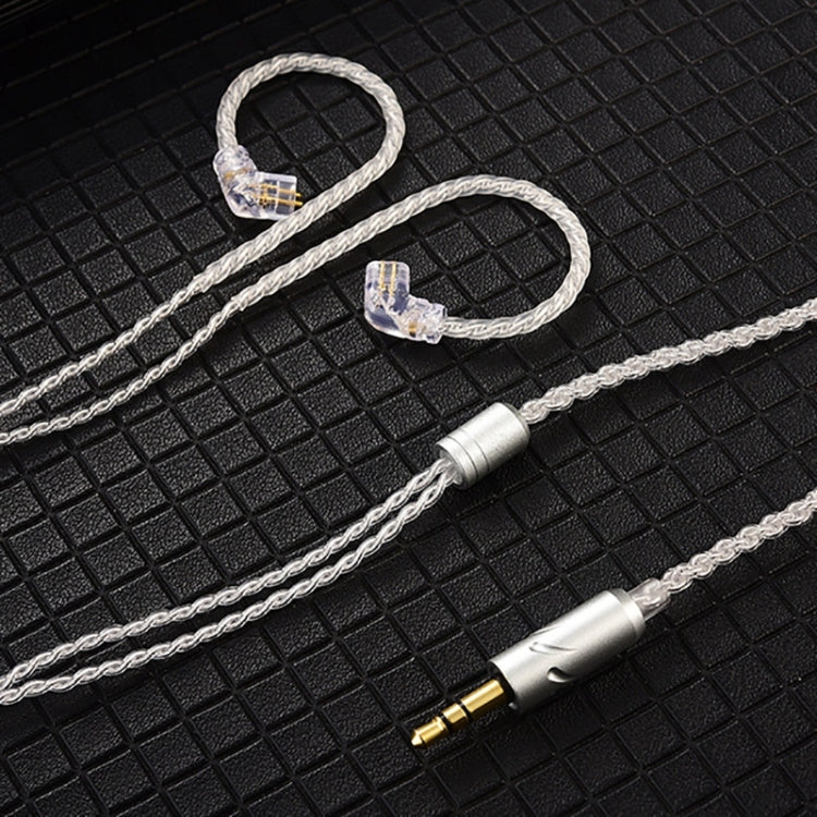 QKZ A1 Four-strand Silver-plated Wired Earphone - In Ear Wired Earphone by QKZ | Online Shopping South Africa | PMC TechLife | Buy Now Pay Later Mobicred