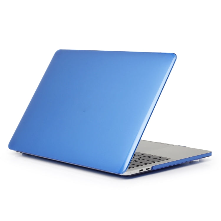 For MacBook Air 13.6 inch A2681 2022 Laptop Crystal Style Protective Case(Dark Blue) - MacBook Air Cases by PMC Jewellery | Online Shopping South Africa | PMC Jewellery