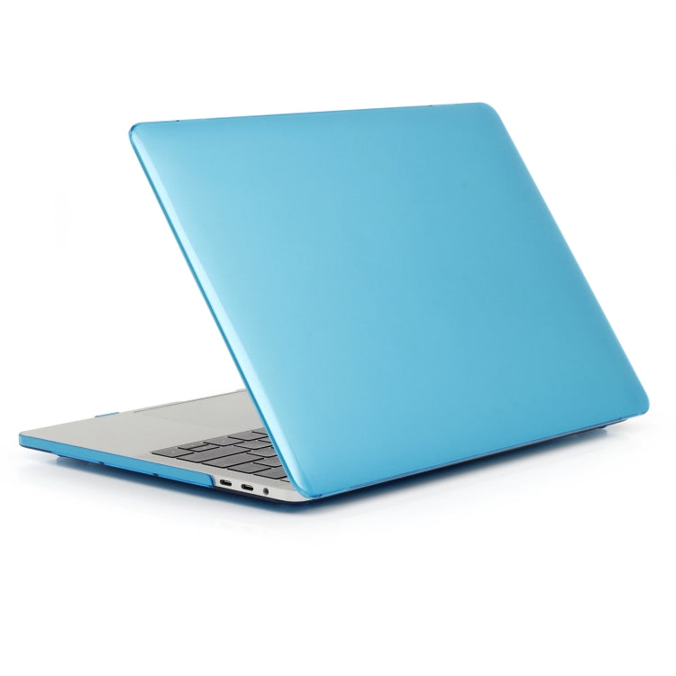 For MacBook Air 13.6 inch A2681 2022 Laptop Crystal Style Protective Case(Water Blue) - MacBook Air Cases by PMC Jewellery | Online Shopping South Africa | PMC Jewellery