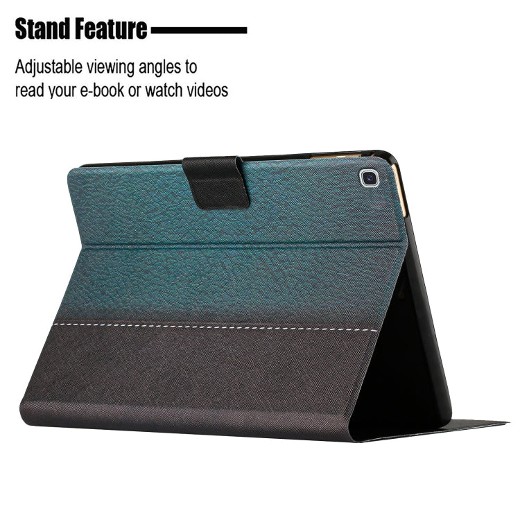 For Samsung Galaxy Tab A7 10.4 2020 T500 Stitching Solid Color Smart Leather Tablet Case(Green) - Other Galaxy Tab PC by PMC TechLife | Online Shopping South Africa | PMC TechLife | Buy Now Pay Later Mobicred
