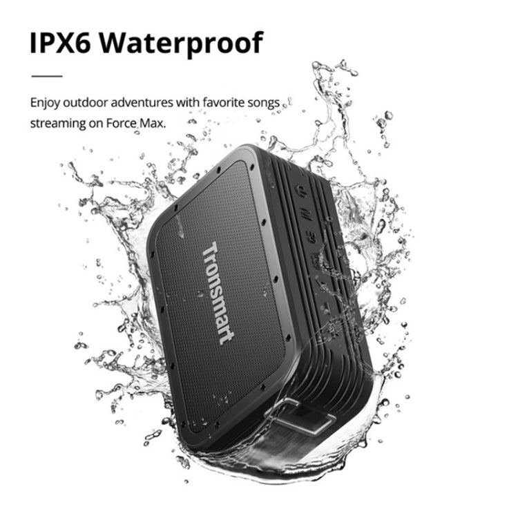 Tronsmart Force Max 80W Portable Outdoor Waterproof Bluetooth 5.0 Speaker - Desktop Speaker by Tronsmart | Online Shopping South Africa | PMC Jewellery