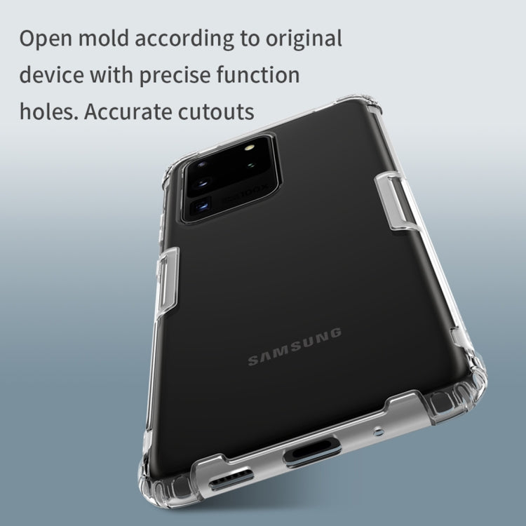 For Galaxy S20 Ultra/S20 Ultra 5G NILLKIN Shockproof TPU Transparent Soft Case(White) - Galaxy Phone Cases by NILLKIN | Online Shopping South Africa | PMC Jewellery