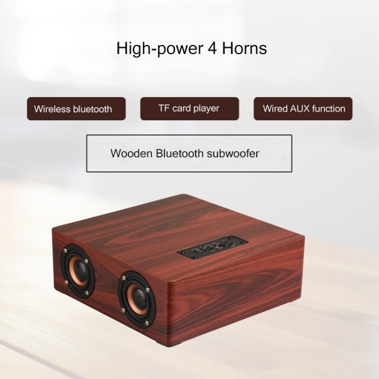 Q5 Home Computer TV Wooden Wireless Bluetooth Speaker(Yellow) - Desktop Speaker by PMC Jewellery | Online Shopping South Africa | PMC Jewellery