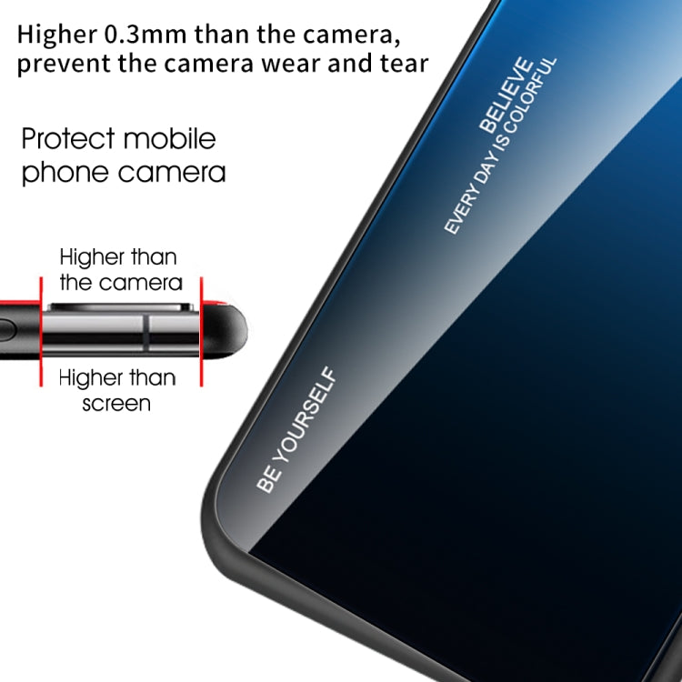 For Xiaomi Poco M4 Pro 4G Gradient Color Glass Case(Blue Black) - free shipping - PMC TechLife - Order now!
