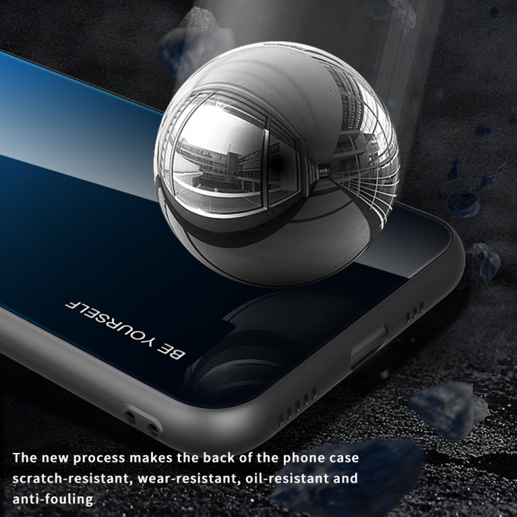 For Xiaomi Poco M4 Pro 4G Gradient Color Glass Case(Blue Black) - free shipping - PMC TechLife - Order now!