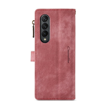 For Samsung Galaxy Z Fold4 5G CaseMe C30 Multifunctional Card Slots Zipper Phone Leather Phone Case(Red) - Galaxy Z Fold4 5G Cases by CaseMe | Online Shopping South Africa | PMC Jewellery | Buy Now Pay Later Mobicred