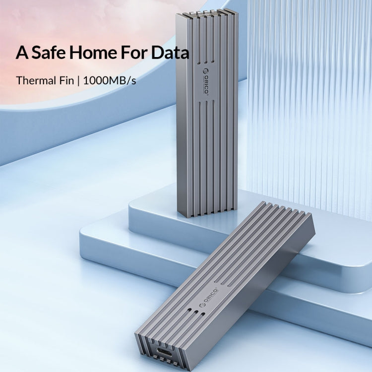 ORICO M234C3-U4-GY 40Gbps M.2 NVME USB4.0 SSD Enclosure(Grey) - free shipping - PMC TechLife - Order now!