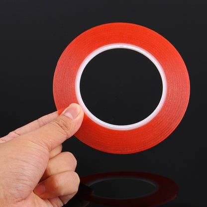 10 PCS 3mm Width Double Sided Adhesive Sticker Tape, Length: 25m(Red) - Adhesive Sticker by PMC Jewellery | Online Shopping South Africa | PMC Jewellery