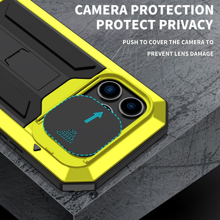 For iPhone 14 Pro Max R-JUST Shockproof Life Waterproof Dust-proof Case (Yellow) - free shipping - PMC TechLife - Order now!