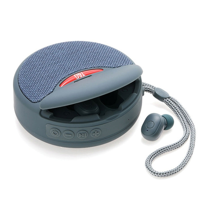 T&G TG808 2 in 1 Mini Wireless Bluetooth Speaker Wireless Headphones(Grey) - Mini Speaker by T&G | Online Shopping South Africa | PMC TechLife