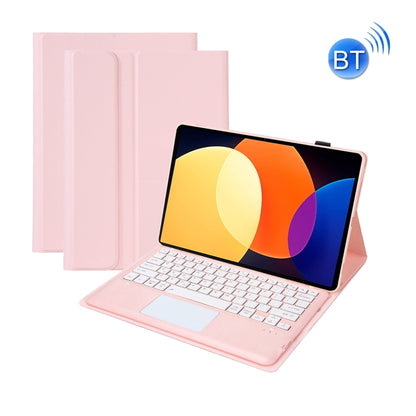 A0N4-A Detachable Sheep Pattern TPU Bluetooth Keyboard Tablet Leather Case with Touchpad For Xiaomi Pad 5 Pro 12.4(Pink) - Mi Pad 5 Pro 12.4 Case by PMC Jewellery | Online Shopping South Africa | PMC Jewellery